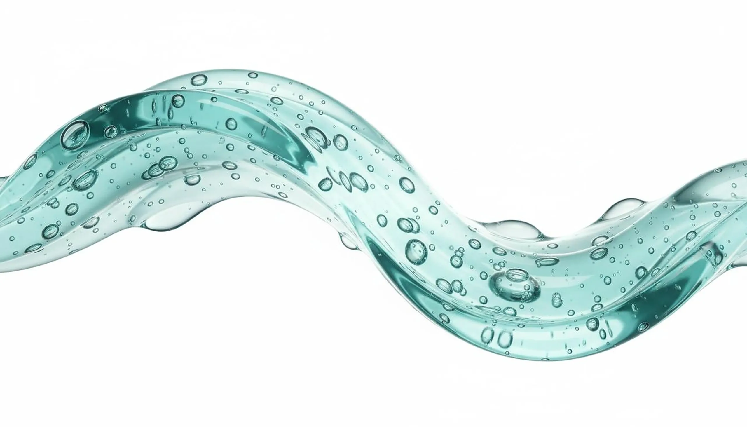 The formulation, drawn out in a single ribbon