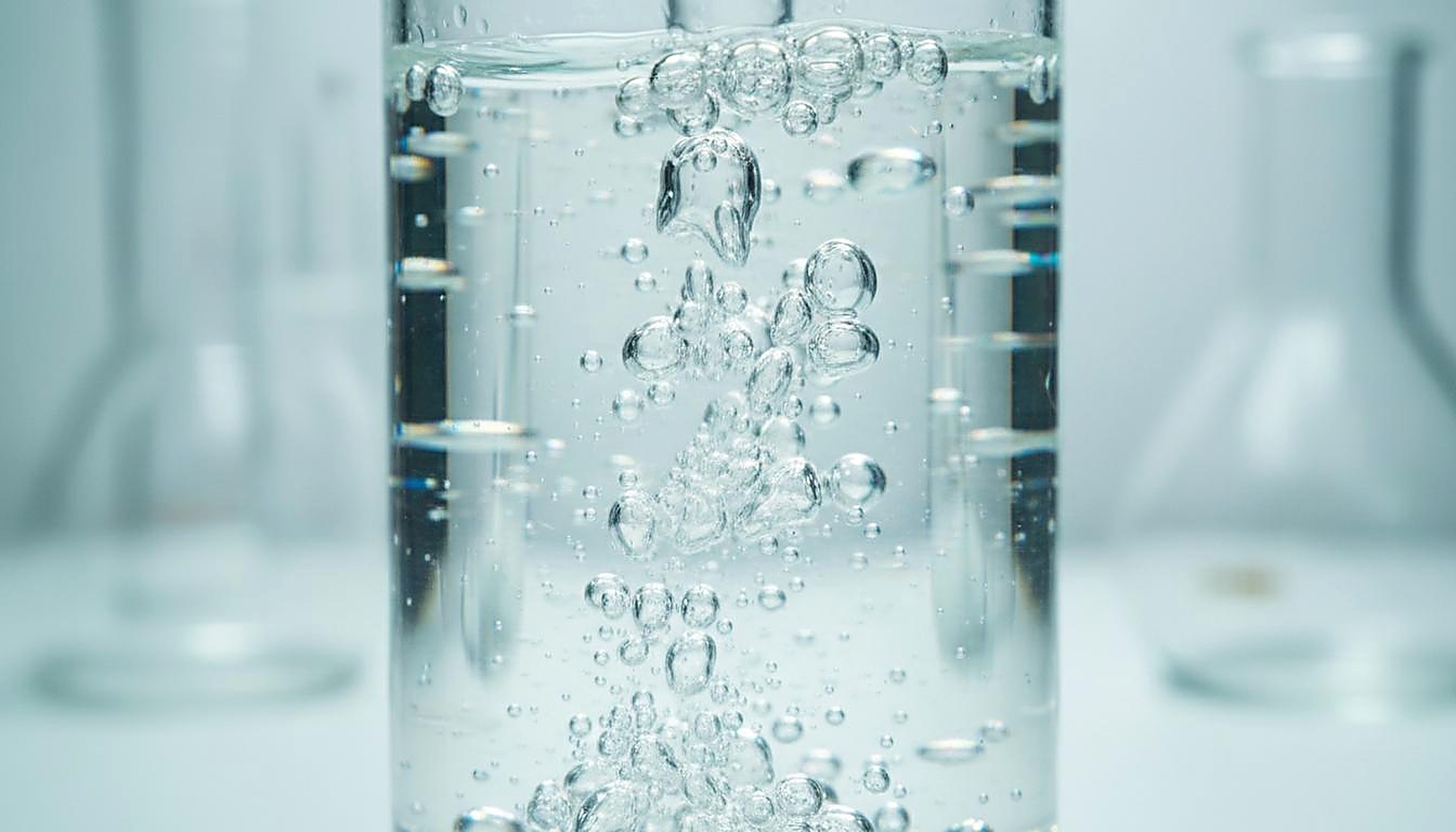 Microscopic water bubbles — Zero Lines skincare science