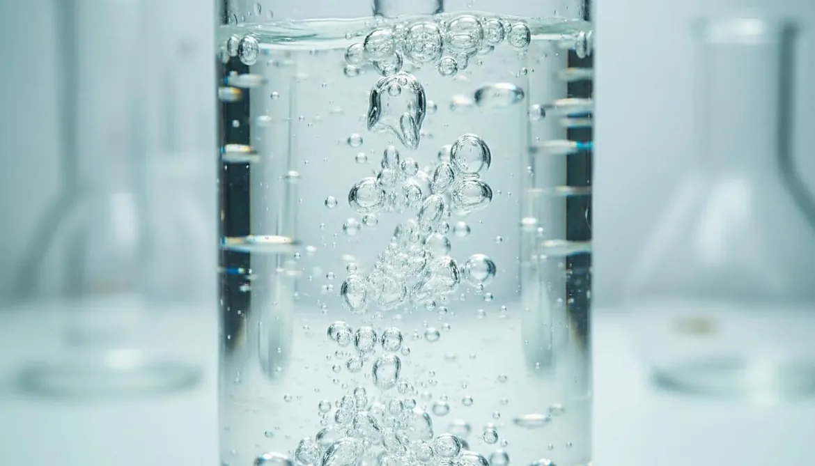 Macro study of a bioactive suspension