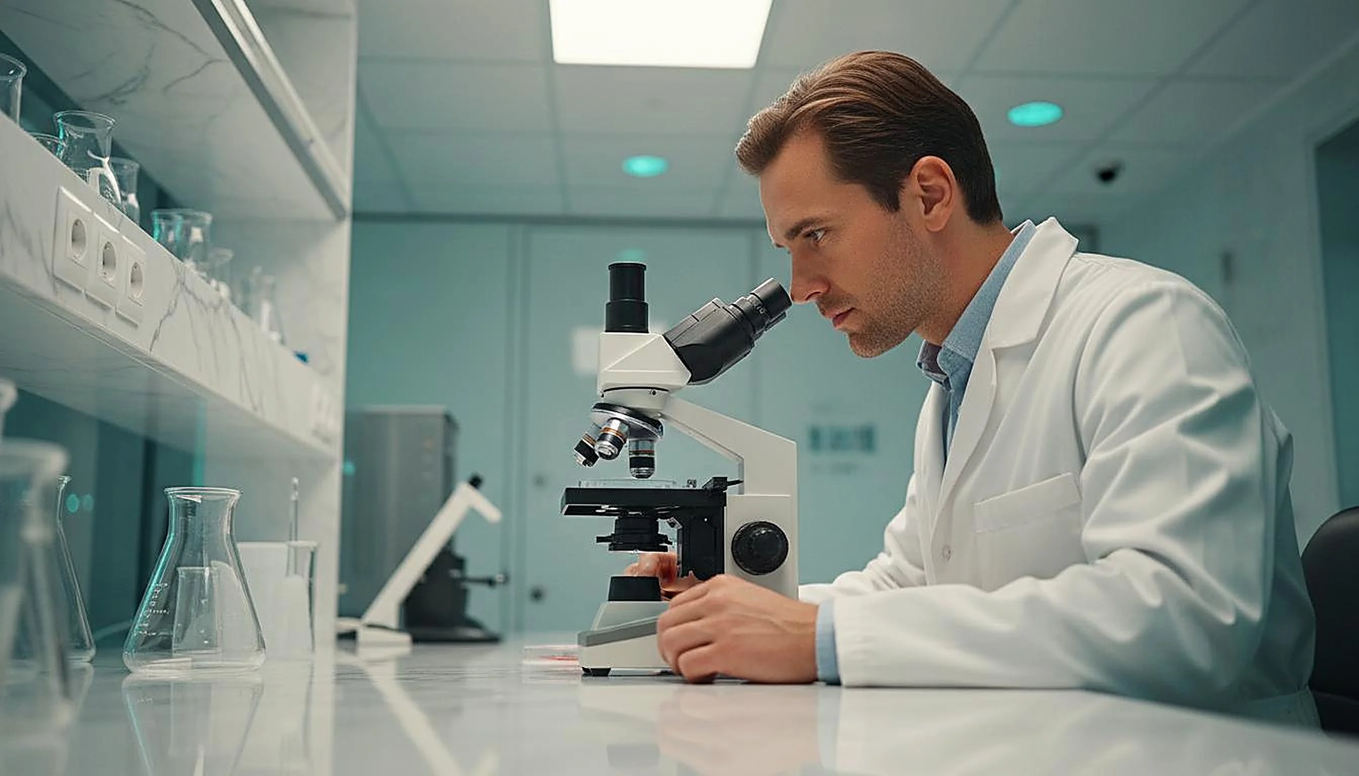Scientist in laboratory