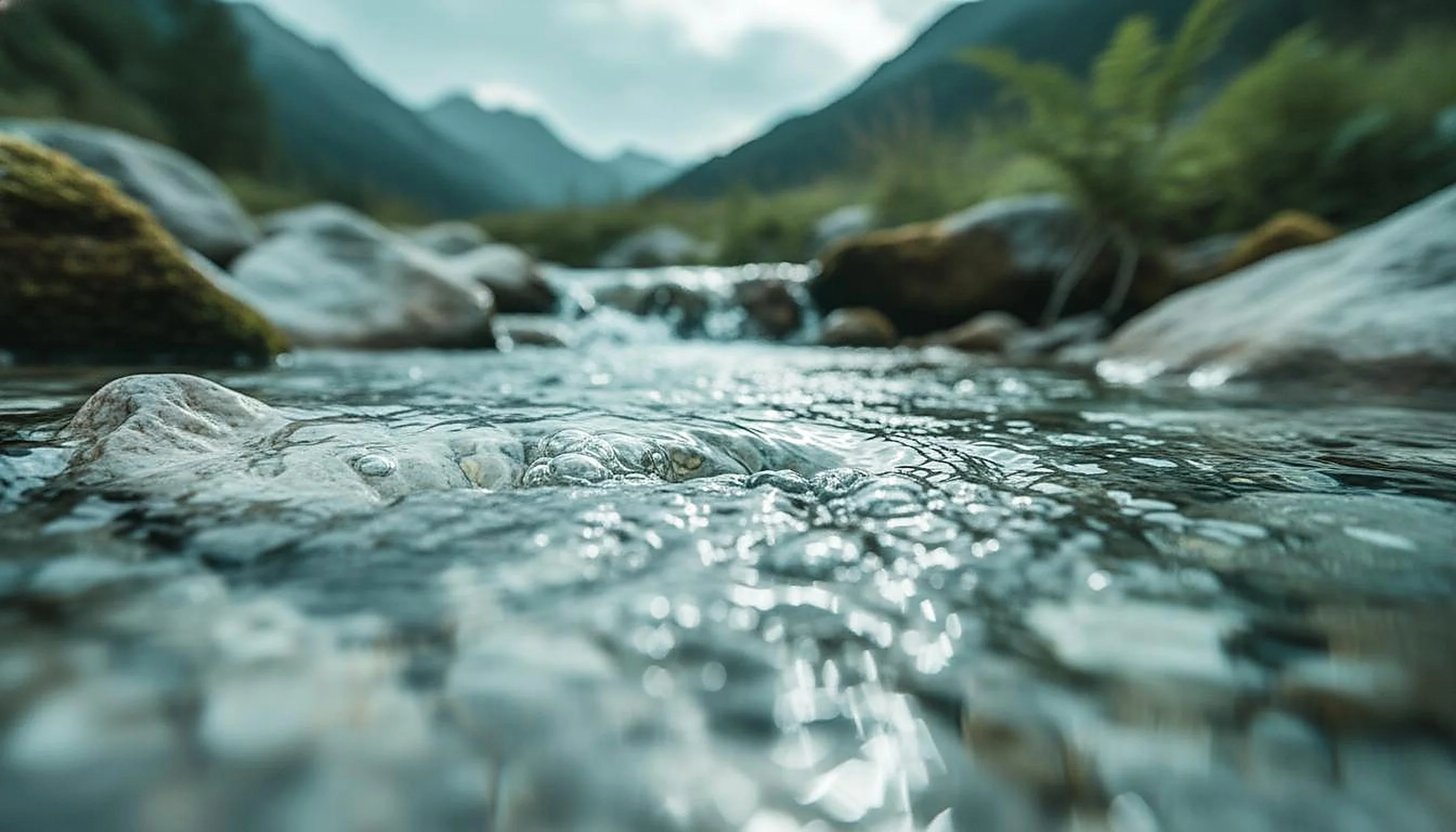 Alpine spring water