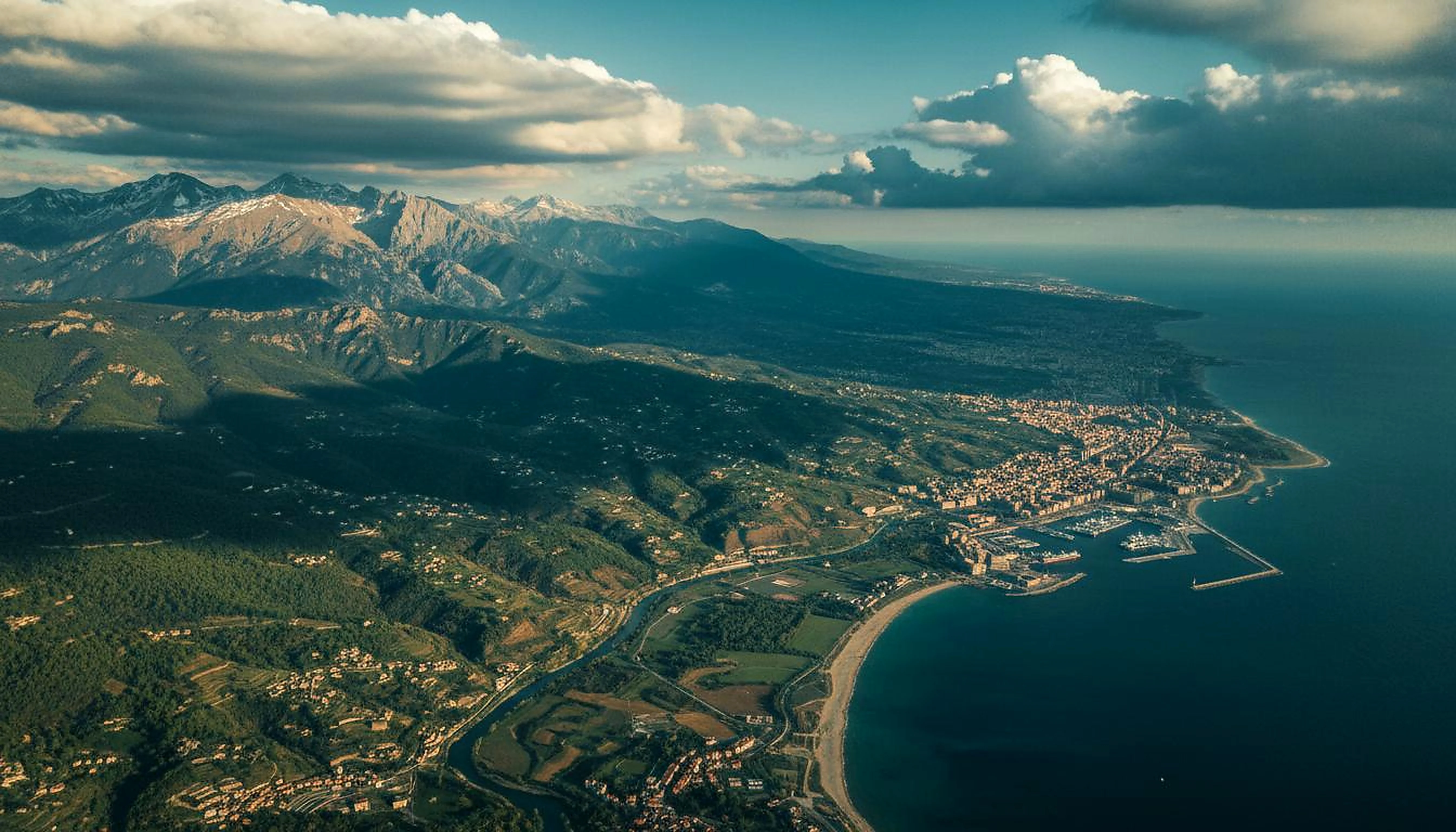 Pyrenees mountains landscape